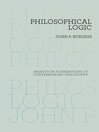 Philosophical Logic (eBook)